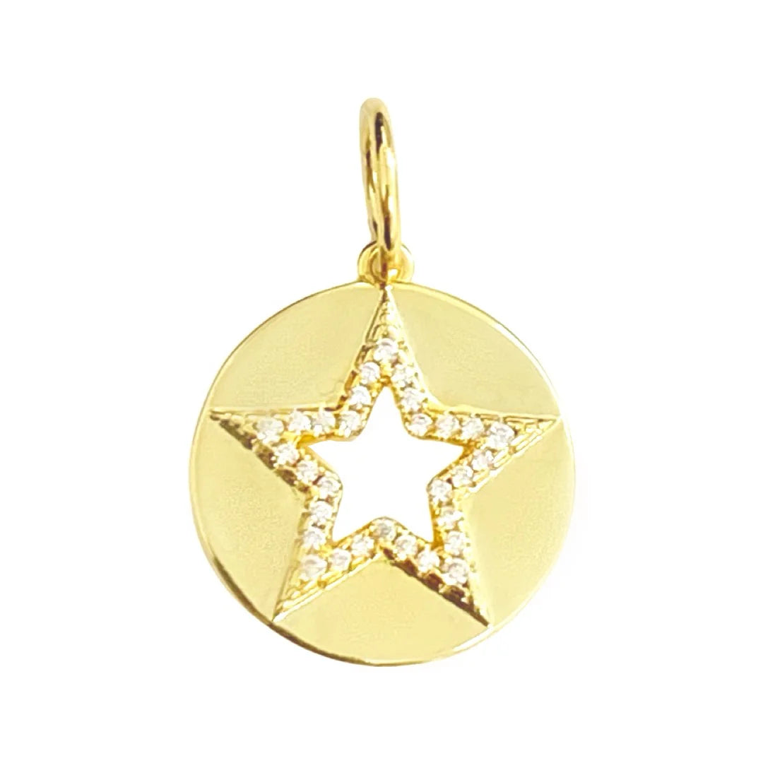 Open Star Disk Charm – G&S